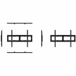 LG WM-L000S Wall Mount for Interactive Whiteboard - 55in to 98in Screen Support - 352 lb Load Capacity - 400 x 200  800 x 600 - VESA Mount Compatible