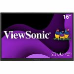 ViewSonic VG1656N 16 Inch 1200p IPS Wireless Portable Monitor with 2 Way Powered 60W USB C  Built-in 4000 mAh Battery and Stand with Smart Cover - ViewSonic VG1656N - Portable 16:10 WUX