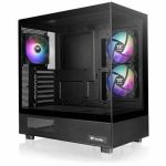 Thermaltake View 270 Plus TG ARGB Mid Tower Chassis - Mid-tower - Black - Tempered Glass  SPCC - ATX  Mini ITX  Micro ATX  EATX Motherboard Supported - 9 x Fan(s) Supported - 3 x Intern
