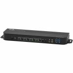 Eaton Tripp Lite Series 4-Port DisplayPort/USB KVM Switch - 4K 60 Hz  HDR  HDCP 2.2  IR  DP 1.4  USB Sharing - 4 Computer(s) - 1 Local User(s) - 4096 x 2160 - 8 x USB - 1 x HDMI - 5 x D