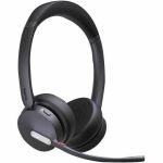 Yealink WH64 Headset - Microsoft Teams Certification - Stereo - Wireless - Bluetooth/DECT - 492.1 ft - 20 Hz to 20 kHz - Over-the-head  On-ear - Binaural - Supra-aural - MEMS Technology