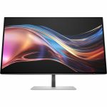 HP 727pu 27in Class WQHD LED Monitor - 16:9 - Natural Silver - 27in Viewable - In-plane Switching (IPS) Black Technology - Edge LED Backlight - 2560 x 1440 - FreeSync Premium - 400 Nit