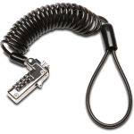 Kensington Slim Portable Combination Lock for Standard Slot - 5.91 ft Cable - Resettable - 4-digit - Combination Lock - Plastic  Carbon Steel - For Notebook - Self-coiling