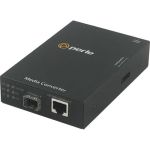 Perle S-1110-SFP Gigabit Ethernet Media Converter - 1 x Network (RJ-45) - 10/100/1000Base-T - 1 x SFP Slots - External  Rack-mountable