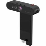 Lenovo ThinkVision MC60 Webcam - Black - USB 2.0 - 1920 x 1080 Video - 90&deg; Angle - Microphone - For Monitor
