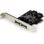 StarTech PEXESAT322I 2 Port PCI Express SATA 6Gbps eSATA Controller Card Dual Port PCIe SATA III Card - 2 Int/2 Ext
