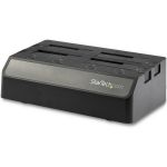 StarTech.com 4-Bay USB to SATA Hard Drive Docking Station  USB 10Gbps  External 2.5/3.5in SSD/HDD Dock  SATA III  Hot-Swap  Top-Loading - Quad-Bay Hard Drive Dock for 2.5in / 3.5in SATA