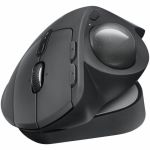 Logitech 910-007247 MX Ergo S Plus Advanced Wireless Trackball Mouse USB-C Rechargeable Wireless Ergonomic Mouse With Bluetooth