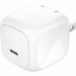 Belkin 45W Portable USB-C Wall Charger - 1xUSB-C (45W) - Fast Charge - Power Adapter - White - 45 W - White