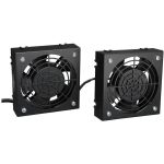 Eaton Tripp Lite Series SmartRack Wall-Mount Roof Fan Kit - 2-120V high-performance fans; 210 CFM; 5-15P plug - 1570.9 gal/min Maximum Airflow - NEMA 5-15P - 2 pc(s) - Cabinet