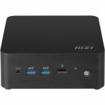 MSI Cubi NUC 1M CUBI NUC 1MG-015US Desktop Computer - Intel Core 7 150U - 32 GB - 1 TB PCI Express NVMe SSD - Black - Intel Chip - Windows 11 Home - Intel DDR5 SDRAM - Wi-Fi 6E (IEEE 80