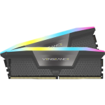 Corsair CMH32GX5M2F6000Z36 VENGEANCE RGB 32GB DDR5 Memory Kit 2x16GB 6000MT/s 36-44-44-96 1.3V Intel XMP & AMD EXPO - Grey