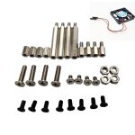 MC RAS-06FAN Acrylic Stackable Raspberry Pi 3 and 4 40mm Fan Screws and Standoffs