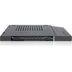 Icy Dock ToughArmor MB411SPO-2B Drive Bay Adapter for 5.25in - Serial ATA/600 Host Interface Internal - Black - 1 x HDD Supported - 1 x SSD Supported - 1 x Total Bay - 1 x 2.5in Bay - P