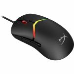 HyperX Pulsefire Saga Gaming Mouse (Black) - HyperX 26K - Cable - Black - USB Type A - 3200 dpi - 6 Button(s) - Symmetrical - 1