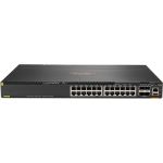 HPE 6300M 24-port 1GbE Class 4 PoE and 4-port SFP56 Switch - 24 Ports - Manageable - 3 Layer Supported - Modular - 4 SFP Slots - Twisted Pair  Optical Fiber - 1U - Rack-mountable - Life