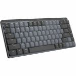 Logitech MX Mechanical Mini for Mac Wireless Illuminated Keyboard  Low-Profile Switches  Tactile Quiet Keys  Space Gray - Wireless Connectivity - Bluetooth - English - iPad - Mac - Mech
