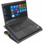 Targus 17in Chill Mat+ with 4-port Hub - Upto 17in Screen Size Notebook Support - 2 Fan(s) - Plastic - Built-in USB Hub - Black