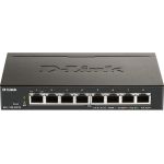 D-Link DGS-1100-08PV2 Ethernet Switch - 8 Ports - Manageable - Gigabit Ethernet - 1000Base-T - 2 Layer Supported - 77.90 W Power Consumption - 64 W PoE Budget - Twisted Pair - PoE Ports