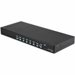 StarTech.com 8 Port 1U Rackmount USB KVM Switch Kit with OSD and Cables - A complete 8-port USB KVM kit  including all necessary cables and accessories - usb kvm switch - 8 port kvm swi