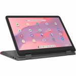 Lenovo 500e Yoga Chromebook Gen 4 82W4000AUS 12.2in Touchscreen Convertible 2 in 1 Chromebook - WUXGA - 60 Hz - Intel N-Series N100 - 4 GB - 32 GB Flash Memory - English Keyboard - Grap