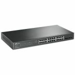 TP-Link JetStream TL-SG2428P 24-Ports Ethernet Switch - 24 Ports - Fast Ethernet  Gigabit Ethernet - 10/100/1000Base-T  1000Base-X - 4 SFP Slots - 308.60 W Power Consumption - 250 W PoE