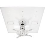 Amer Mounts Universal Drop Ceiling Projector Mount. Replaces 2'x2' Ceiling Tiles - Supports up to 30lb load  360 degree rotation  180 degree tilt