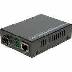AddOn 10/100/1000Base-TX(RJ-45) to Open SFP Port Media Converter - 1 x Network (RJ-45) - Multi-mode Single-mode