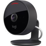 Logitech Indoor HD Network Camera - Graphite - 15 ft Infrared Night Vision - Table Mount  Shelf Mount  Wall Mount  Ceiling Mount - Apple HomeKit Supported - IP64 - Water Proof