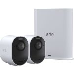 Arlo Ultra 2 Indoor/Outdoor 4K Network Camera - Color - White - Infrared Night Vision - 3840 x 2160 - Wall Mount - Apple HomeKit  Google Assistant  SmartThings  IFTTT Supported - Weathe