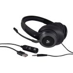 V7 HC701 Premium Stereo Headset Wired 100 Ohm 20Hz-20kHz Over-the-head Binaural Circumaural USB Type A - Mini-