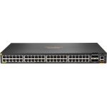 HPE 6300F 48-port 1GbE Class 4 PoE and 4-port SFP56 Switch - 48 Ports - Manageable - 3 Layer Supported - Modular - 4 SFP Slots - 86 W Power Consumption - Twisted Pair  Optical Fiber - 1