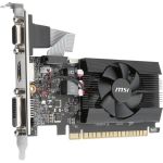 MSI NVIDIA GeForce GT 710 Graphic Card - 2 GB DDR3 SDRAM - Low-profile - 954 MHz Core - 64 bit Bus Width - PCI Express 2.0 x16 - HDMI - VGA - DVI