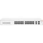 HPE Instant On 1430 26G 2SFP Switch - 26 Ports - Gigabit Ethernet - 10/100/1000Base-T  1000Base-X - 2 Layer Supported - Modular - 2 SFP Slots - 16.40 W Power Consumption - Twisted Pair