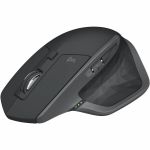 Logitech MX Master 2S Bluetooth Edition Wireless Mouse  Multi-Surface  Hyper-Fast Scrolling  Ergonomic  Graphite - Darkfield - Wireless - Bluetooth/Radio Frequency - 2.40 GHz - Graphite