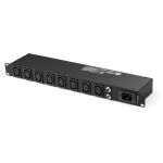 StarTech.com 1U 19in 8 Port Rack Mount PDU  IEC C13 Socket Rackmount Power Supply/ Strip  Horizontal Server Rack PDU 16A 240V - Horizontal 1U 19in 8 Port Rack Mount PDU Server/Data Cent