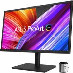 Asus ProArt PA27DCE-K 27in Class 4K UHD OLED Monitor - 16:9 - 26.9in Viewable - OLED - 3840 x 2160 - 1073.7 Million Colors (10-bit) - 350 Nit - 0.10 ms - 60 Hz Refresh Rate - Speakers -
