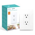 TP-Link KP200 Smart Wifi In-Wall Power Outlet 2-Socket