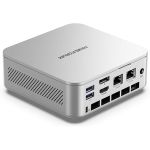 Minisforum Elite mini AI370 Mini PC AMD Ryzen AI 9 HX 370(12C/24T) 32GB RAM 1TB SSD Desktop Computer HDMI|USB4|DP Triple Output