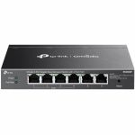 TP-Link Omada 6-Port Gigabit Easy Managed Switch with 4-Port PoE+ - 6 Ports - Manageable - Gigabit Ethernet - 10/100/1000Base-T - 2 Layer Supported - 65 W PoE Budget - Twisted Pair - Po