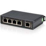 StarTech.com 5 Port Industrial Ethernet Switch - DIN Rail Mountable - Expand your network connectivity with this rugged unmanaged network switch - Fast 10/100Mbps Switch - DIN rail moun