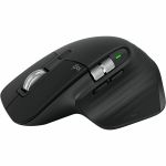Logitech MX Master 3S - Performance Wireless Mouse with Ultra-fast Scrolling  Ergo  8K DPI  Track on Glass  Quiet Clicks  Bluetooth  Windows  Linux  Chrome  Black - Darkfield - Wireless