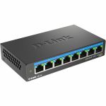 D-Link 8-Port Multi-Gigabit Unmanaged Switch - 8.0 Ports - 2.5 Gigabit Ethernet  Gigabit Ethernet - 2.5GBase-T  10/100/1000Base-T - 2 Layer Supported - 8.59 W Power Consumption - Twiste