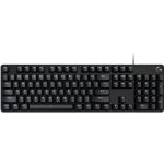 Logitech G413 SE Mechanical Gaming Keyboard - Cable Connectivity - USB 2.0 Interface - LED - Rugged - PC  Mac - Mechanical Keyswitch