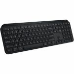 Logitech 920-011406 MX Keys S Wireless Keyboard Low Profile Fluid Precise Quiet Typing USB C Rechargeable Black