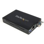 StarTech.com 1000 Mbps Gigabit Single Mode Fiber Media Converter LC 40 km - Convert and extend a Gigabit Ethernet connection up to 24.8 miles/40km over Single Mode LC fiber - fiber conv