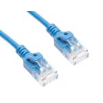 Cat6a SLIM UTP 30AWG Cable 5ft Blue