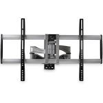 StarTech.com Full Motion TV Wall Mount for 32in-75in VESA Display  Heavy Duty Articulating Adjustable Large TV Wall Mount Bracket  Silver - Full-motion TV wall mount for large 32-75 inc