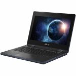Asus BR1104F BR1104FTA-YS14T 11.6in Touchscreen Rugged Convertible 2 in 1 Notebook - HD - Intel N-Series N150 - 4 GB - 128 GB SSD - Mineral Gray - Intel Chip - 1366 x 768 - Intel UHD Gr