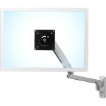 Ergotron Mounting Arm for TV  LCD Monitor - Polished Aluminum - 1 Display(s) Supported - 34in Screen Support - 20 lb Load Capacity - 75 x 75  100 x 100
